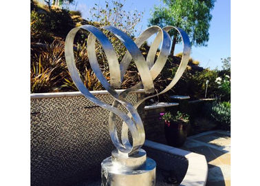 Harga yang bagus Modern Outdoor Garden Patung Stainless Steel Seni Matt Finish Untuk Dekorasi on line