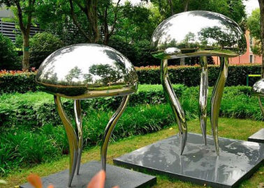 Harga yang bagus Ukuran Custom Taman Landscape Patung Stainless Steel Patung Ubur-ubur Hewan on line