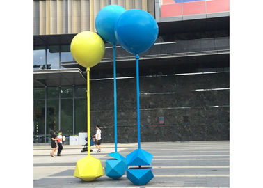 Harga yang bagus Ukuran Custom Painted Patung Logam Stainless Steel Balon Patung Untuk Outdoor on line