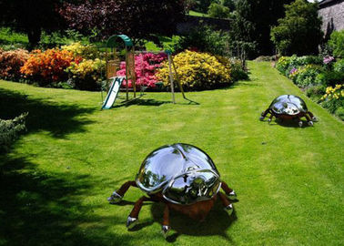 Harga yang bagus Seniman Patung Stainless Steel Besar Logam Taman Patung Hewan Serangga on line
