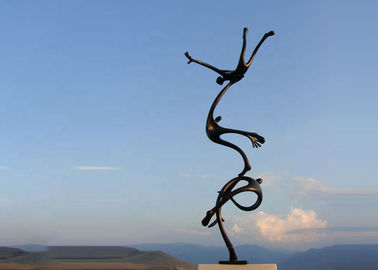 Dekorasi Seni Modern Dekorasi Patung Perunggu Kustom Bronze Dancer Statue