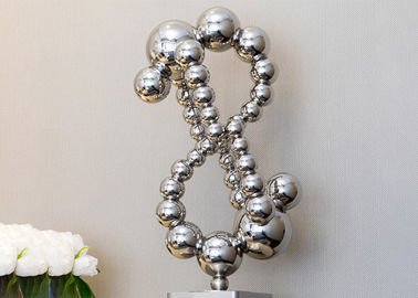 Harga yang bagus Perkotaan Landscape Dipoles Stainless Steel Balls Patung Abstrak on line
