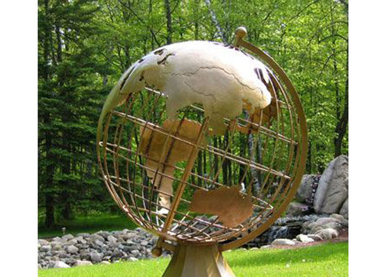 Harga yang bagus OEM Casting Kuningan Antik Selesai Patung Dunia Dunia on line
