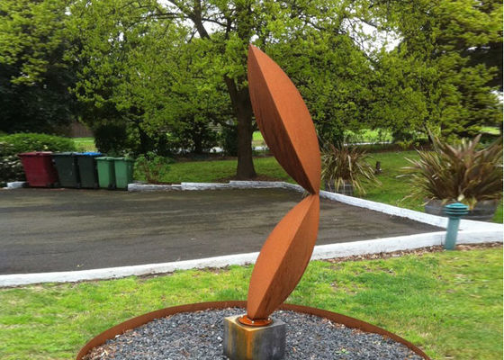 Harga yang bagus Patung Kaktus Logam Baja Corten Rusty Untuk Taman on line