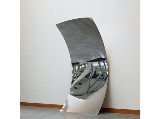 Harga yang bagus Patung Cermin Stainless Steel Tinggi 120cm 316 untuk Dekorasi Rumah on line