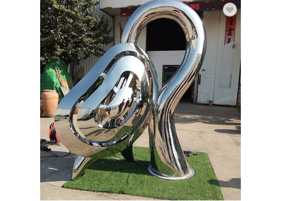 Harga yang bagus Patung Stainless Steel Gaya Bunga Aer Tinggi 180cm Untuk Dekorasi Taman on line